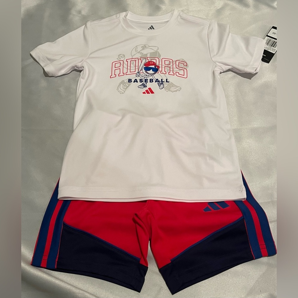 adidas Boys 2-pc. Short Set